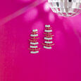 Flash Weave Gold & Diamond Drop Earrings,,hi-res view 1