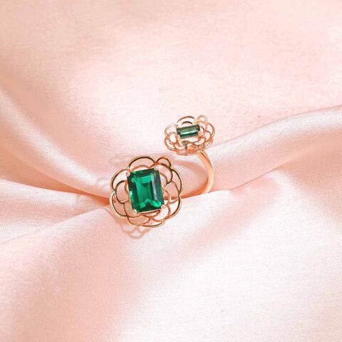Dramatic Bloom Colourstone Ring