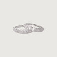Edgy Prism Silver Toe Ring,,hi-res view 4