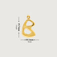 Letter Perfect 'B' Gold Pendant,,hi-res view 5