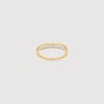 Flowing Linear Diamond Ring,,hi-res view 1