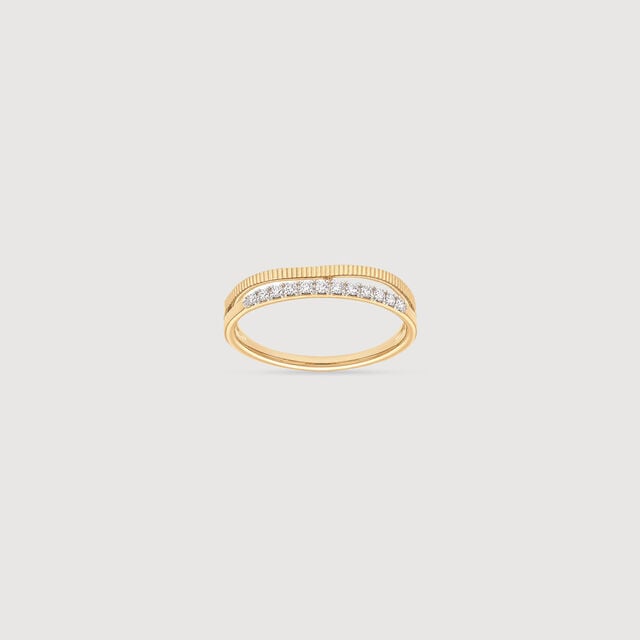Flowing Linear Diamond Ring,,hi-res image number null