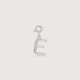 Elegant Initial E Silver Charm,,hi-res view 3