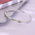 Fresh Gleam Silver Bangle,,hi-res view 1