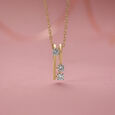 Chic Ladder Diamond Pendant,,hi-res view 1