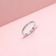 Engraved Accent Silver Finger Ring,,hi-res view 1