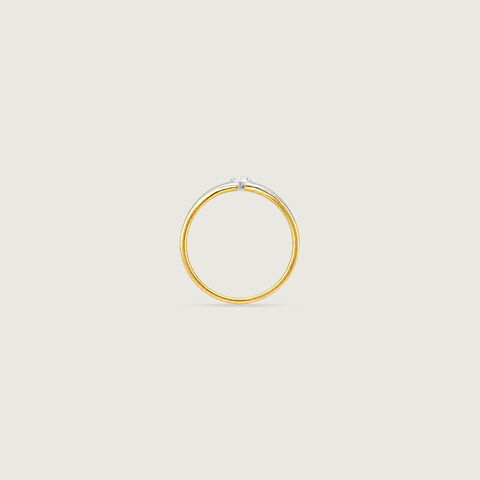 Exquisite Flourishing Diamond Platinum Gold Ring