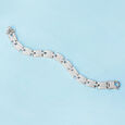 Contemporary Link Silver Bracelet,,hi-res view 1