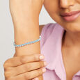 Fresh Blue Silver Bracelet,,hi-res view 2