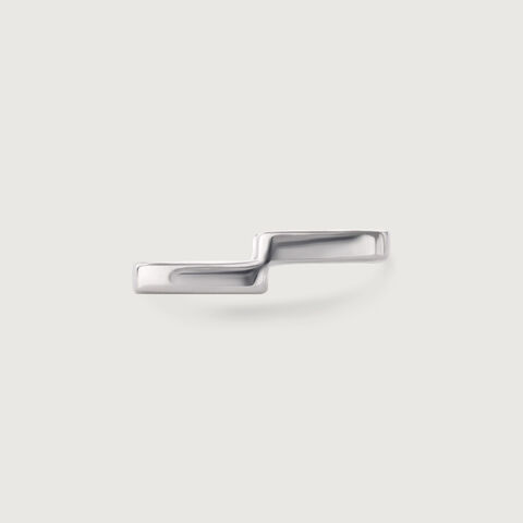 Zesty Bolt Silver Ring