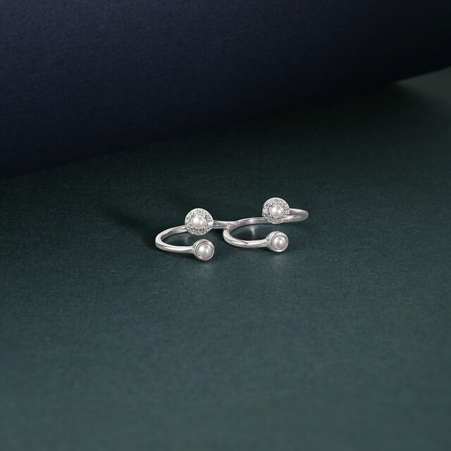 Chic Orbit Silver Toe Ring,,hi-res image number null