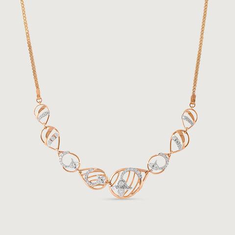 Beal Wander Gold and Diamond Necklace