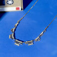 Flash Weave Gold & Diamond Nose Pin,,hi-res view 1