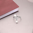 Twin Glow Silver Ring,,hi-res view 1