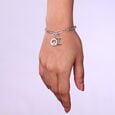 Contemporary Initial Q Silver Charm,,hi-res view 2