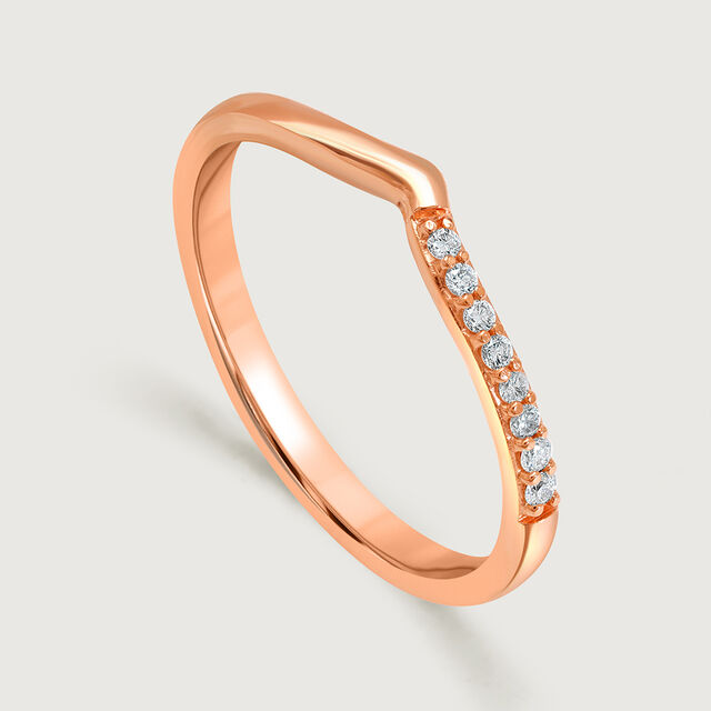 Whispering Elegance Diamond 18KT Rose Gold Ring,,hi-res view 2