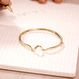 Fluid Sculpted Gold Bangle,,hi-res view 1