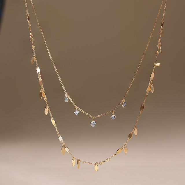 Playful Layers Diamond Necklace,,hi-res image number null