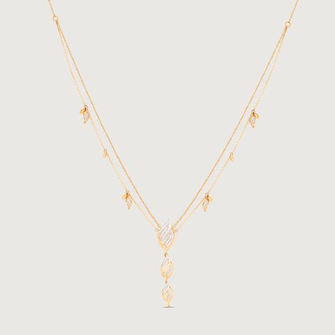 Twirling Grace Diamond Necklace
