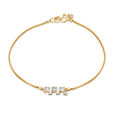 14KT Frozen Mosaic Blue Topaz And Diamond Bracelet,,hi-res view 2
