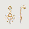 Lippan Artistry Gold & Diamond Drop Earrings,,hi-res view 4