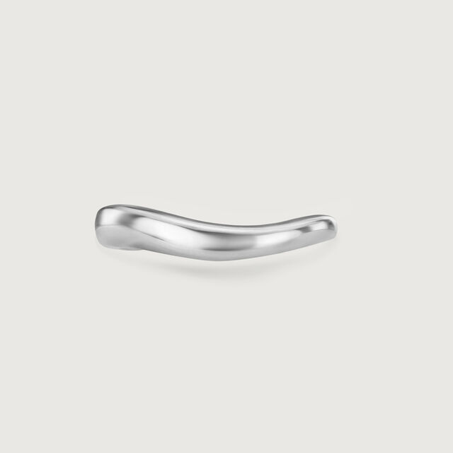 Minimal Curve Silver Ring,,hi-res image number null