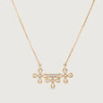 Kollam Sparkle Gold and Diamond Necklace,,hi-res view 3