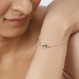14KT Yellow Gold Sparkling Revival Green Tourmaline Bracelet,,hi-res view 1