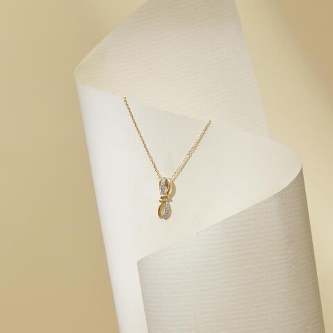 Fluid Grace Diamond Necklace