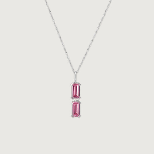Elegant Glow Silver Necklace,,hi-res image number null