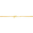 18KT Yellow Gold Textured Flat Gold Chain,,hi-res view 2
