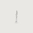 Elegant Initial E Silver Charm,,hi-res view 4