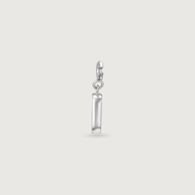 Elegant Initial E Silver Charm,,hi-res image number null