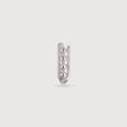 Playful Lattice Silver Nose Pin,,hi-res view 4