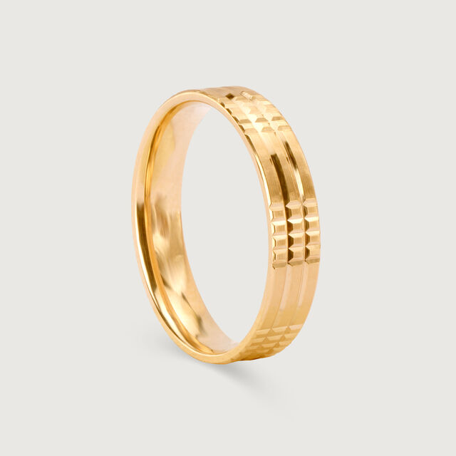 Commitment Chronicles Band 18KT Rose Gold Couple Ring -Single Piece,,hi-res image number null