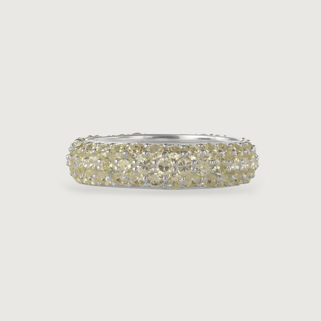 Peridot Promenade Silver Finger Ring,,hi-res image number null