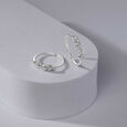 Dainty Gleam Silver Toe Rings,,hi-res view 1