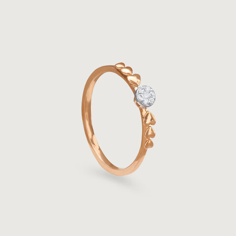 Sparkle Crush Heart Diamond Ring