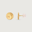 Harmonious Radiant Gold Stud Earrings,,hi-res view 4