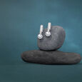 Gleam Drop Silver Drop Earrings,,hi-res view 1