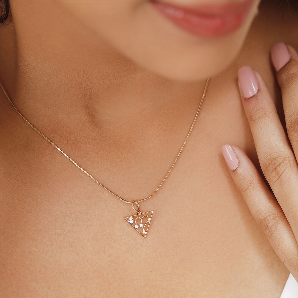Pendant for girl tanishq cheap