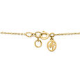 14 KT Yellow Gold Cubic Pendant With Chain,,hi-res view 4
