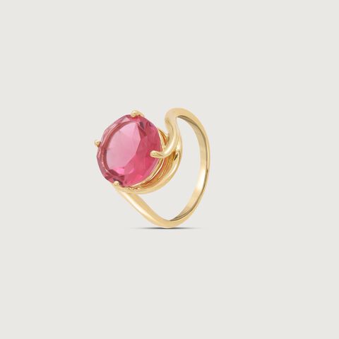 Radiant Pink Gold Ring