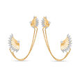 14kt Yellow Gold Charmed Ear Cuff,,hi-res view 1