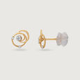 Whispers of the Cosmos 14KT Diamond Stud Earring,,hi-res view 4