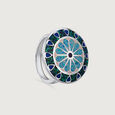 Midnight Mosaic Silver Ring,,hi-res view 4