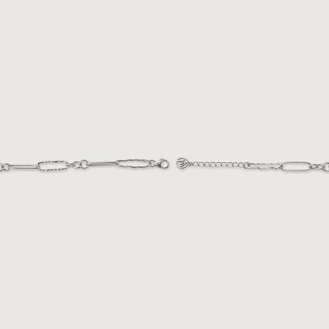 Bold Textured Silver Bracelet