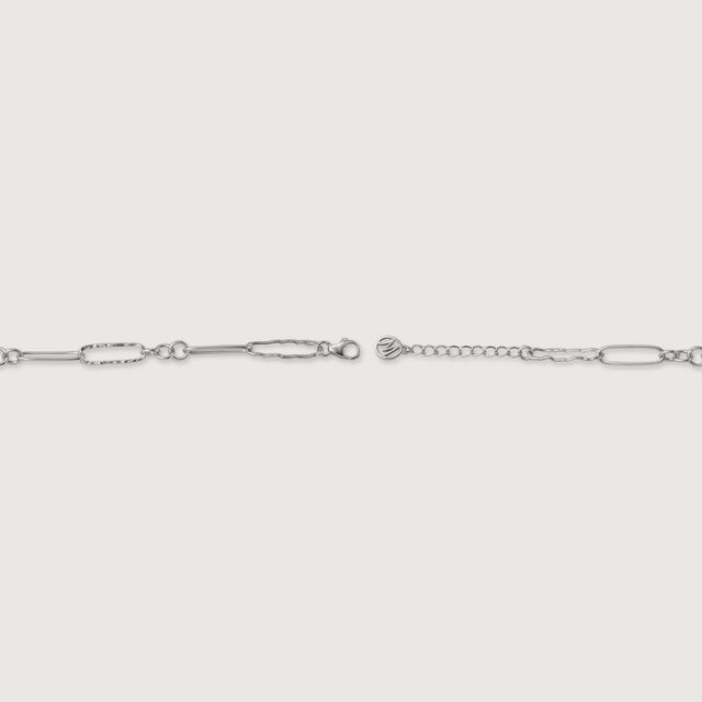 Bold Textured Silver Bracelet,,hi-res image number null