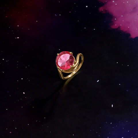 Radiant Pink Gold Ring