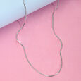 Sleek Serpentine Silver Chain,,hi-res view 1